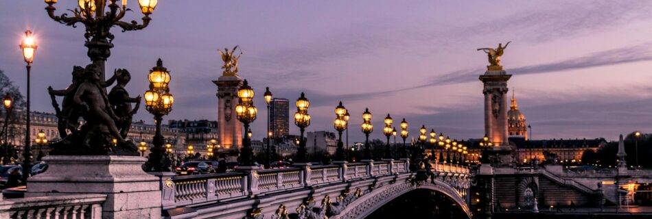bridge during night time